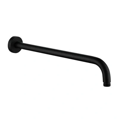 Casainc Round Wall-mount Shower Arm In Matte Black