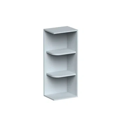Casainc W12"x D9"x H30" Kitchen Wall Shelves In Painted;gris Colombe;dove Grey