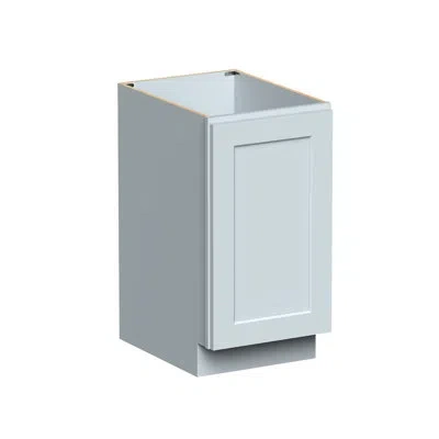 Casainc W18"x D24"x H34.5" Kitchen Base Cabinet With 2 Doors In Painted;dove Grey;gris Colombe