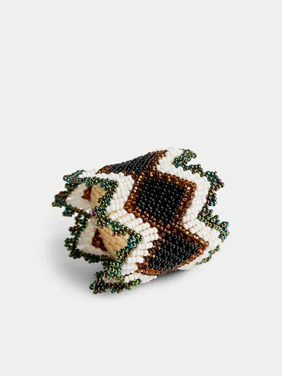 Casalatina Beaded Napkin Rings (set Of 4)