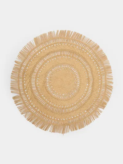 Casalatina Flecos Handwoven Iraca Palm Placemats (set Of 4) In Multi