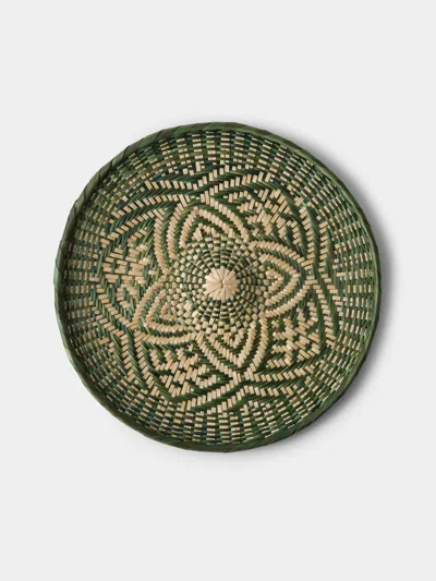 Casalatina Liliana Handwoven Tetera Palm Placemats (set Of 4) In Green