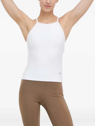 Casall Built-in Bra Halterneck Tank Top In Multi