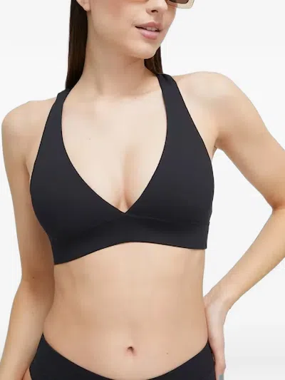 Casall Cross-back Bikini Top In Black