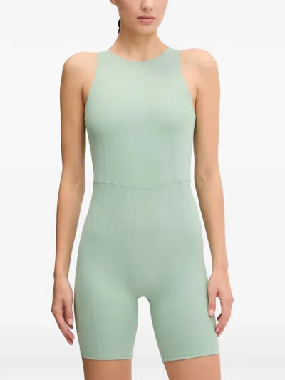 Casall Cut-out Sleeveless Jumpsuit In Green