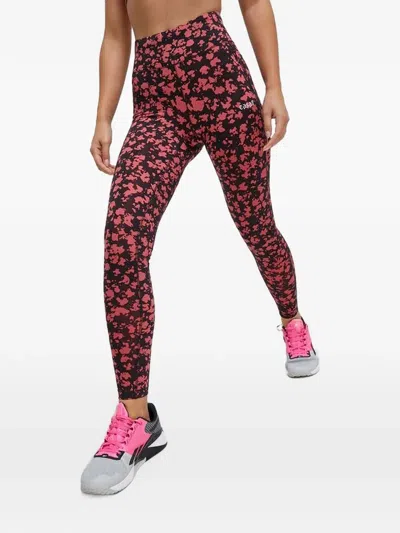 Casall Floral-print Leggings In Multi