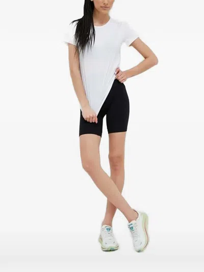 Casall Mesh-panelled Training T-shirt In White