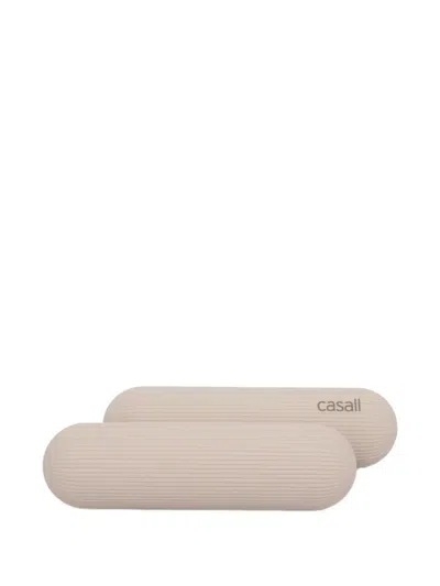 Casall Ribbed Sculpt Bars (set Of Two) In Neutral