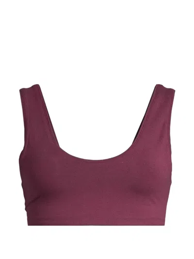 Casall Scoop-neck Bralette In Burgundy