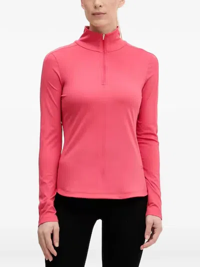 Casall Serene Half-zip Long-sleeve Top In Multi