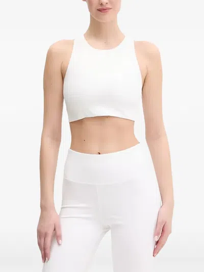 Casall Tie-back Racerback Cropped Top In Multi