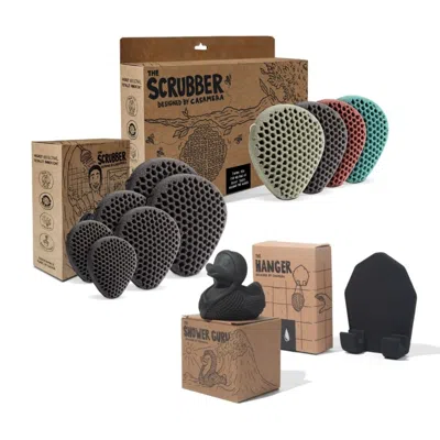 Casamera Red / Green / Black Shower Essentials Kit In Multi