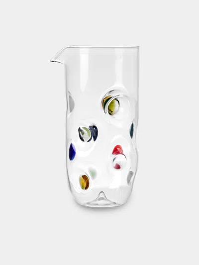 Casarialto Arlecchino Hand-blown Glass Jug In Transparent