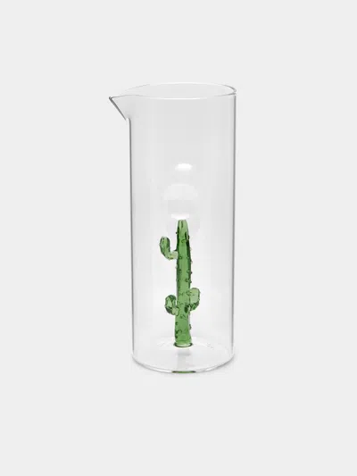 Casarialto Cactus Hand-blown Murano Glass Pitcher In Multi