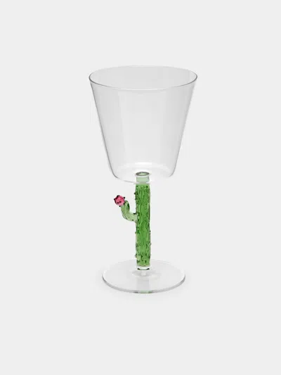 Casarialto Cactus Hand-blown Murano Wine Glasses (set Of 4)  Abask Gift Set