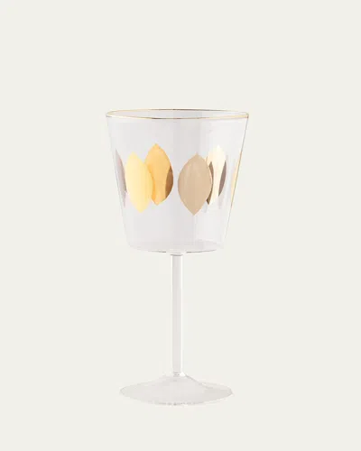Casarialto Circus Leaves Wine Glass, 7.9 Oz. In Transparent