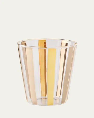 Casarialto Circus Stripes Glass, 8.9 Oz. In Multi