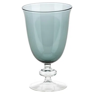 Pre-owned Casarialto Firenze Set Of 6 Wine Glasses In Blue