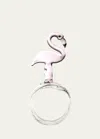 Casarialto Flamingo Napkin Ring In Multi