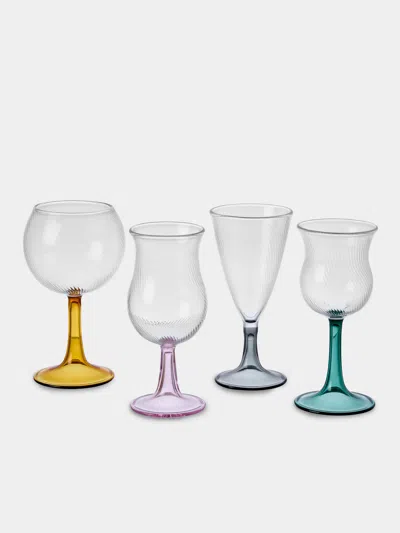 Casarialto Hand-blown Shot Glasses (set Of 4) In Multi