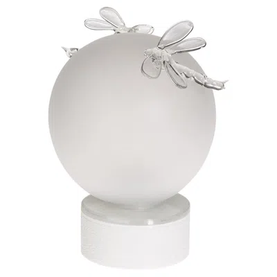 Pre-owned Casarialto Trilli Libellule Glass Led Table Lamp By  In Transparent