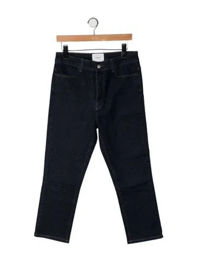 Pre-owned Casasola High-rise Straight Leg Jeans In Blue