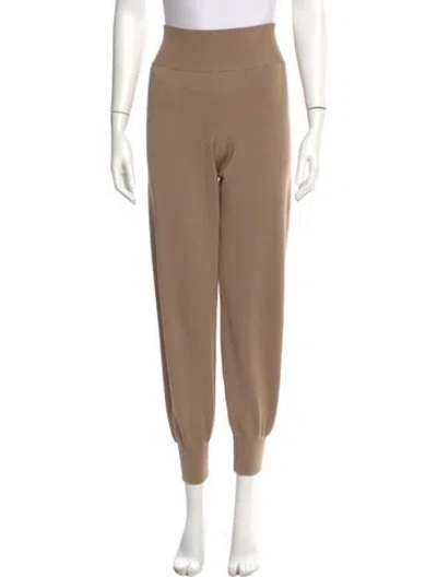 Pre-owned Casasola Silk Skinny Leg Pants In Neutral