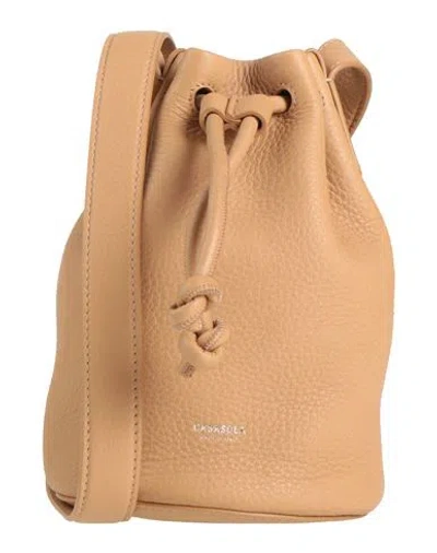 Casasola Woman Cross-body Bag Light Brown Size - Calfskin In Sand