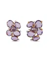 Casato 18k Yellow Gold 0.36ct Diamond And Amethyst Earrings 200532