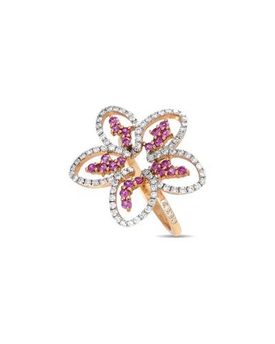 CASATO CASATO 18K 1.20 CT. TW. DIAMOND & SAPPHIRE RING