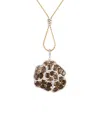 Casato 18k Rose Gold 1.57 Ct. Tw. Diamond & Smoky Quartz Necklace