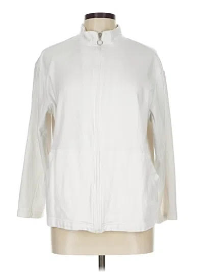 Pre-owned Cascade Blues Cardigan Sweater In White