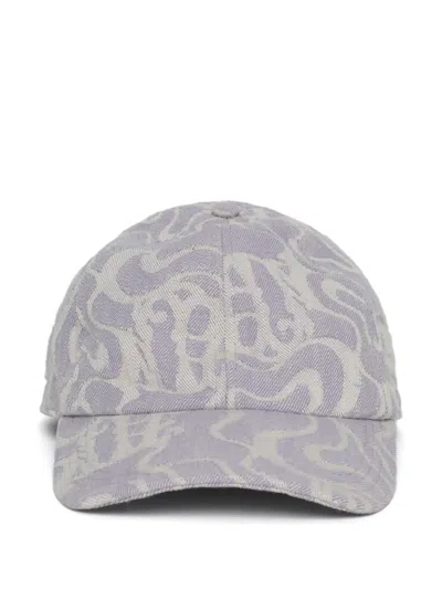 Casella Meyer All Over Spirits Denim Hat In Purple