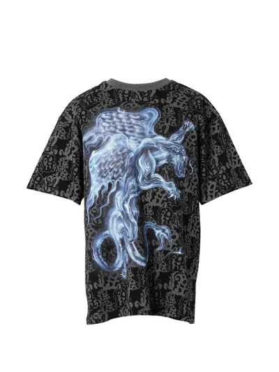 Casella Meyer Panther-print T-shirt In Black