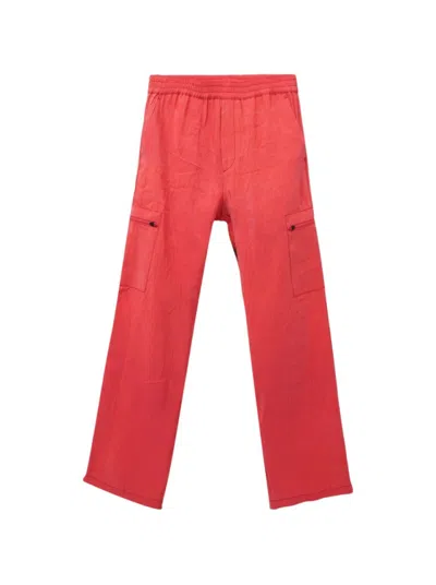 Casella Meyer Silk Typography Cargo Pants