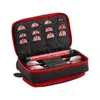 Casemaster Plazma Plus Dart Case With Zipper & Phone Pocket Black & Ruby - 3 Darts