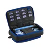 Casemaster Plazma Plus Dart Case With Zipper & Phone Pocket Black & Sapphire - 3 Darts