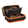 Casemaster Plazma Pro Dart Case With Zipper & Phone Pocket Black & Orange - 6 Darts