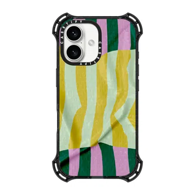 Casetify Iphone 16 Case Black Bounce Case Magsafe Compatible  Pattern Afternoon At Capri