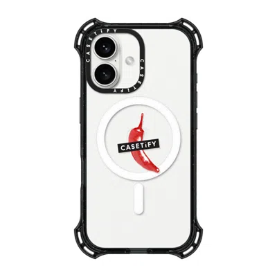 Casetify Iphone 16 Case Black Bounce Case Magsafe Compatible  “spicy Hot Pot Only"