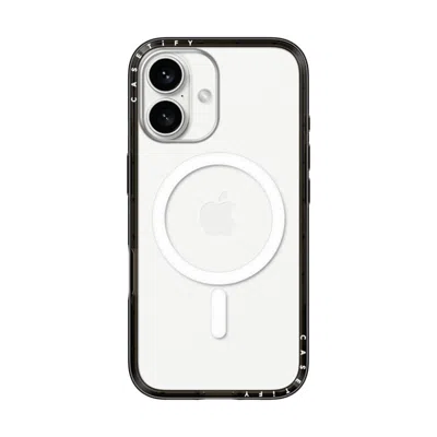 Casetify Iphone 16 Case Black Compact Case Magsafe Compatible  _iphone6.1 (2019) Impact Case W/ Black