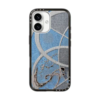 Casetify Iphone 16 Case Black Compact Case Magsafe Compatible  Surrealism Cyber Denim