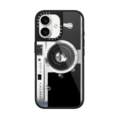 Casetify Iphone 16 Case Black Glaze Case Magsafe Compatible  Camera Case - Retro