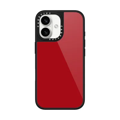 Casetify Iphone 16 Case Black Glaze Case Magsafe Compatible  Cherry On Top