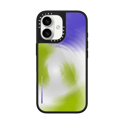 Casetify Iphone 16 Case Black Glaze Case Magsafe Compatible  Gradient,futurism Matcha Ripples
