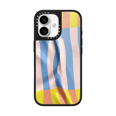 Casetify Iphone 16 Case Black Glaze Case Magsafe Compatible  Pattern Afternoon At Bondi