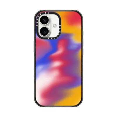 Casetify Iphone 16 Case Black Impact Case  Gradient,futurism Primary Aura