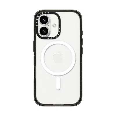 Casetify Iphone 16 Case Black Impact Case Magsafe Compatible  _iphone5.8 (2019) Mirror Case Black Cam