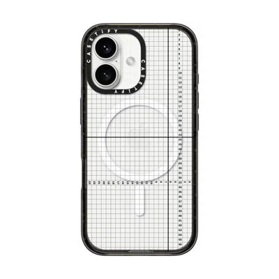 Casetify Iphone 16 Case Black Impact Case Magsafe Compatible  Metrics