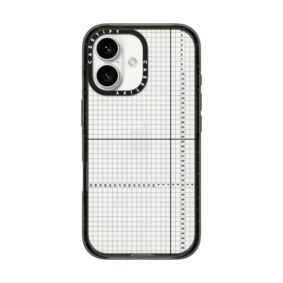 Casetify Iphone 16 Case Black Impact Case  Metrics